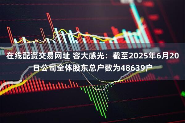 在线配资交易网址 容大感光：截至2025年6月20日公司全体股东总户数为48639户