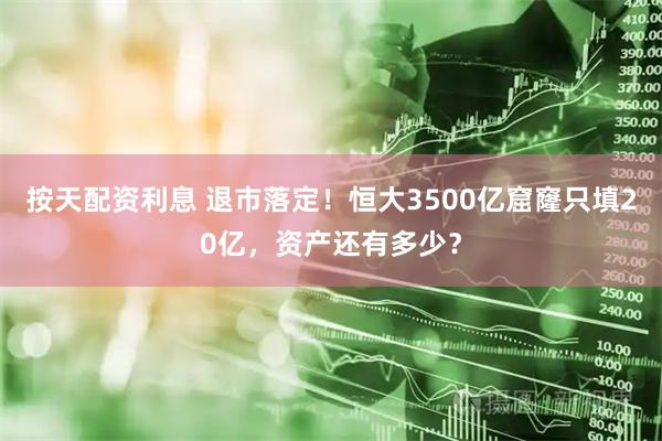按天配资利息 退市落定！恒大3500亿窟窿只填20亿，资产还有多少？